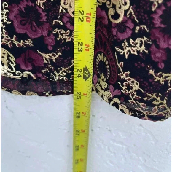 Torrid Womens Flower Pattern Sleveless Blouse Multicolor Sz 4 - Picture 3 of 9